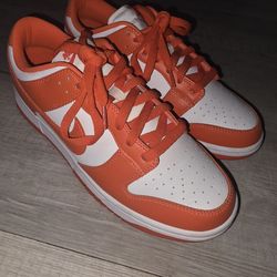 Orange Nike dunks