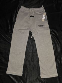 Fear of God Essentials Uncuffed Sweatpants, Dark Oatmeal, Size M, L & XL