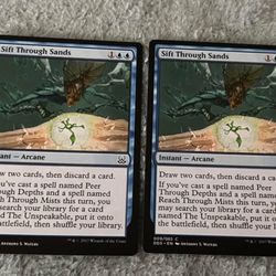 2x 2017 Magic: The Gathering - Mind vs Might Duel Decks Sift Through Sands