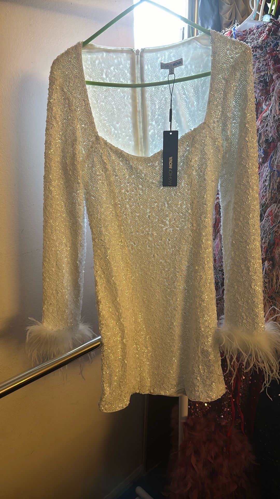 White Mini Dress 