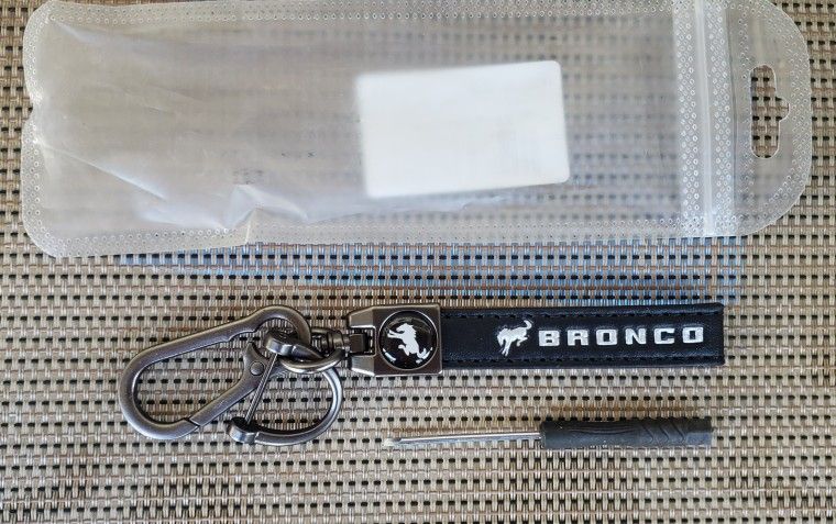 New Bronco Car Keychain