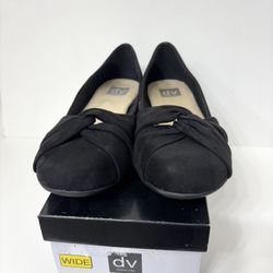 DV Dolce Vita Milano Black Flats - Women's Size 9.5 Wide