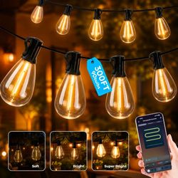 🔥new inbox🔥300FT LED Patio Lights with Remote APP Control
Waterproof  Hanging Lights