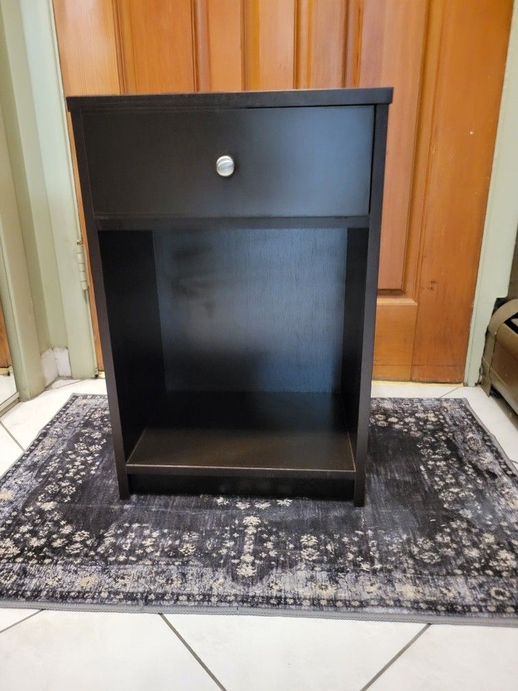 Dark Brown Nightstand Or Side Table