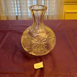 Cut Glass Water Pitcher