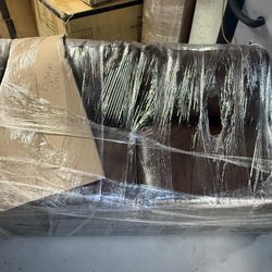 Macy’s Boston Chocolate Armless Loveseat – Modular Sectional Replacement Piece