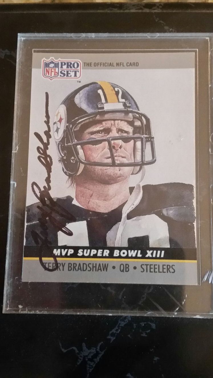 Terry Bradshaw MVP Superbowl XIII Card