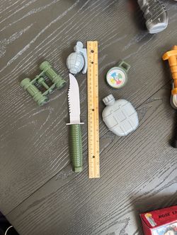Plastic safari/military/camping accessories