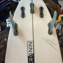6-5 Cronin 5 Fin Surfboard Like New At Catch A Wave Surf Shop