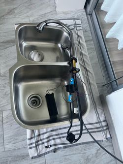 Double Stainless Steel Sink