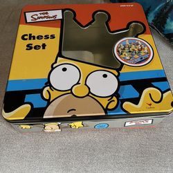 Simpson Chess Game Set