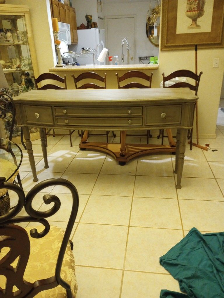 GRAY TABLE $20
