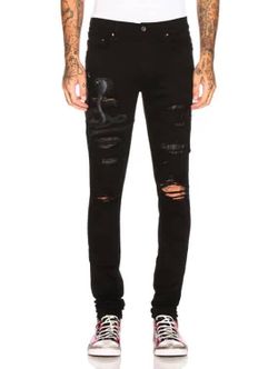 AMIRI Jeans Snake Patch