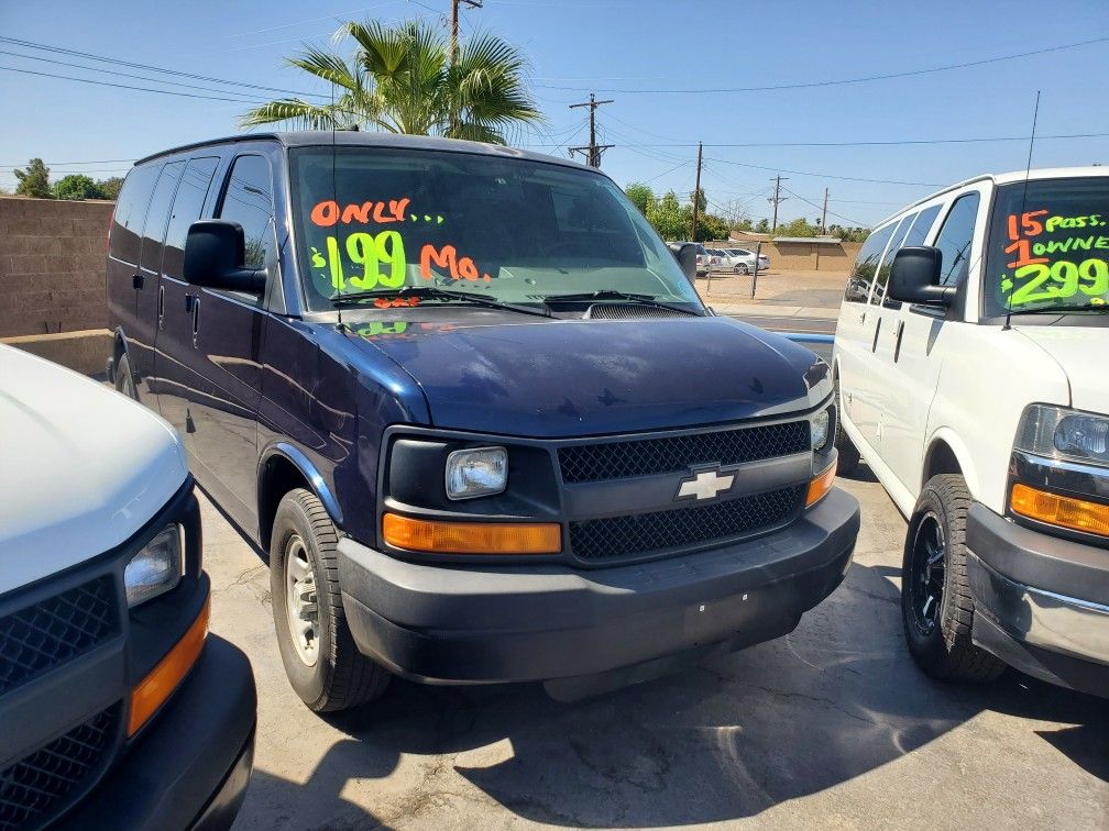 Over 30 vans in stock cargo van' passenger vans 8 pass'12pass 15pass sullivan motors 1515 west broadway rd mesa az 85202or {url removed}