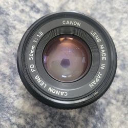Canon Fd 50mm Lens