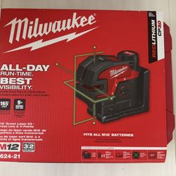 Milwaukee M12 Green Laser Kit