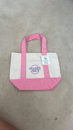 Trader Joe’s mini cavas tote bag