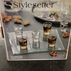 9 Shot Glass Tic-Tac-Toe Game