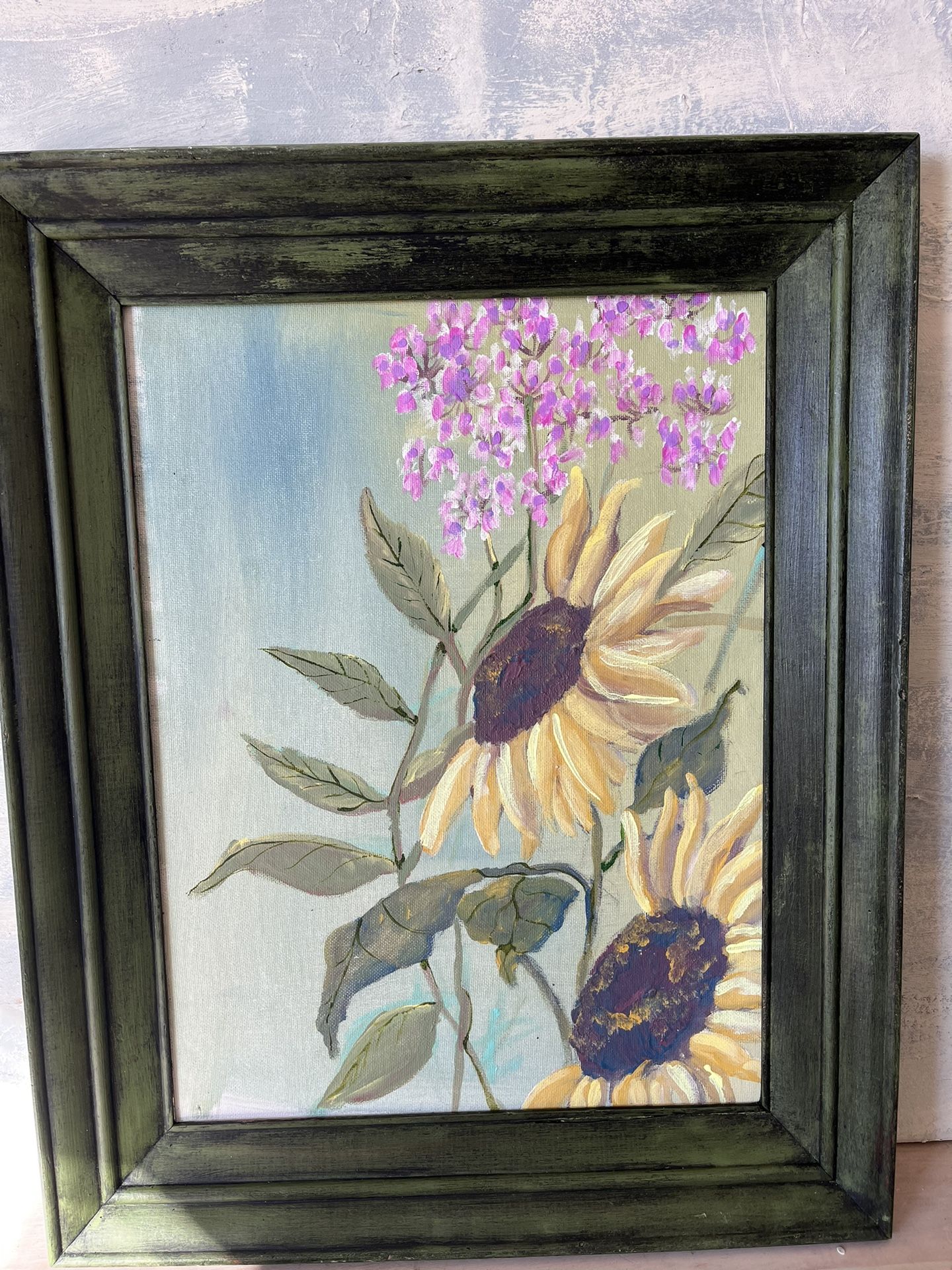 Sunflower π» Swamp Milkweed Painting