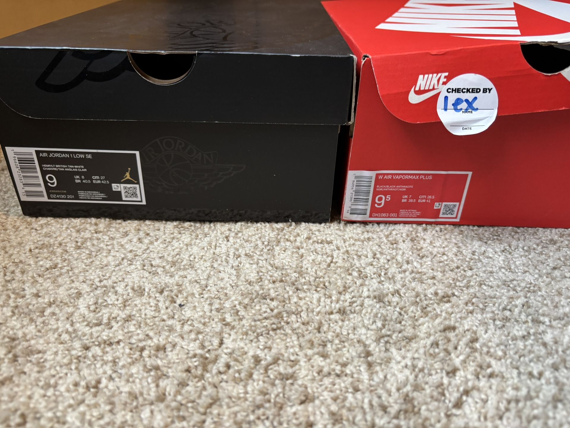 air jordan 1 low se And w air vapormax plus