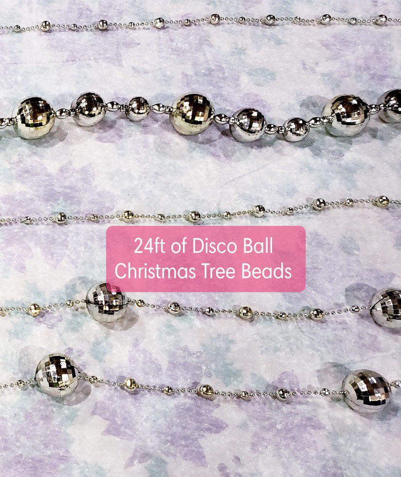 24ft Disco Ball Christmas Tree Beads 