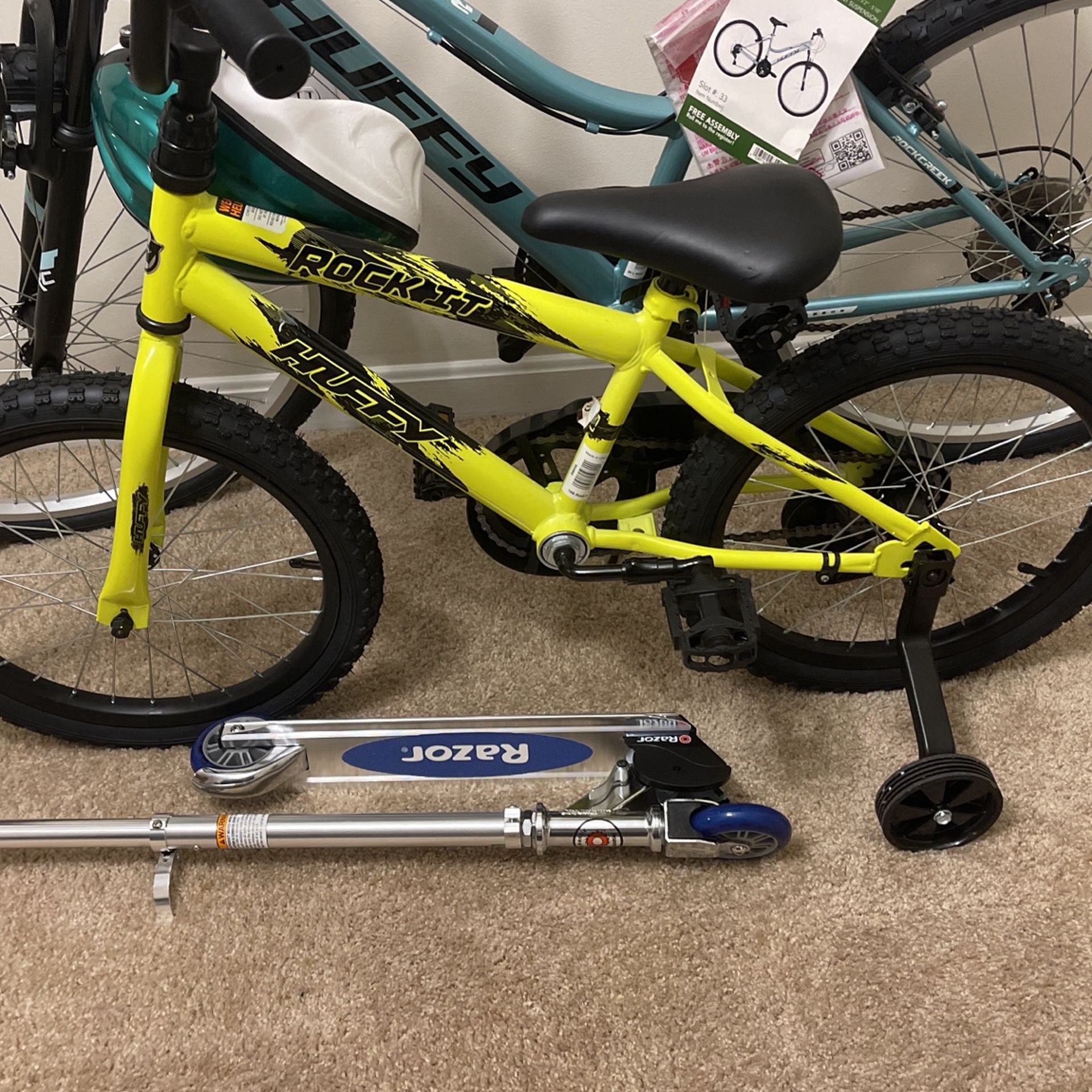 Childrens Bike And Scooter