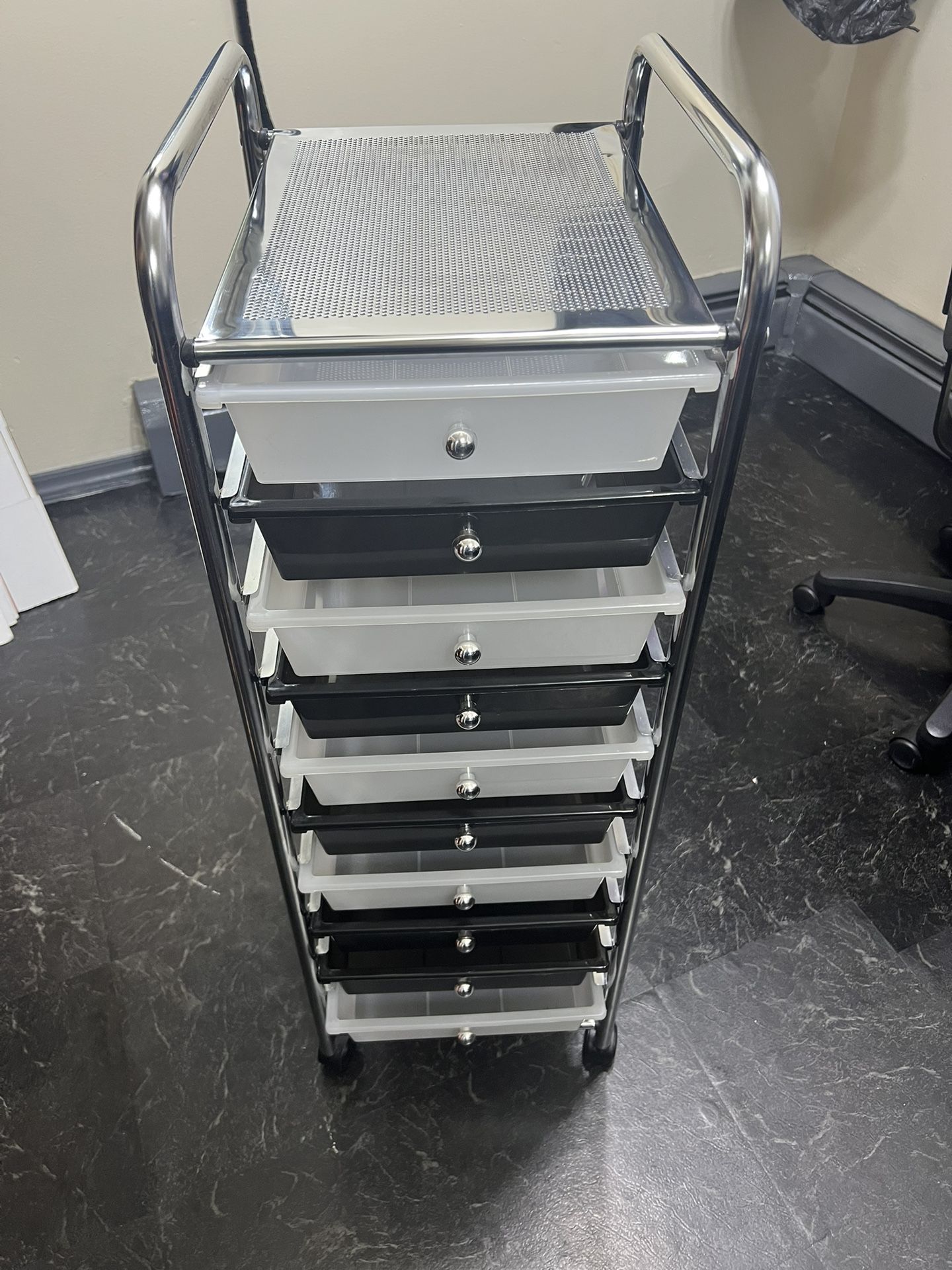 plastic drawer unit