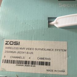 ZOSi Surveillance Cameras For Sale 4 Cameras New In The Box 