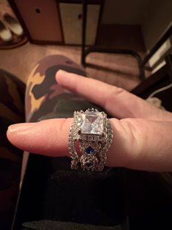 Three price silver wedding set