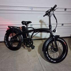 Foldable Ebike By Driven Bikes NEW 48 Volt Battery