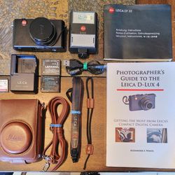 Leica D-LUX 4 Digital Camera & Accessories Set (READ DESCRIPTION)