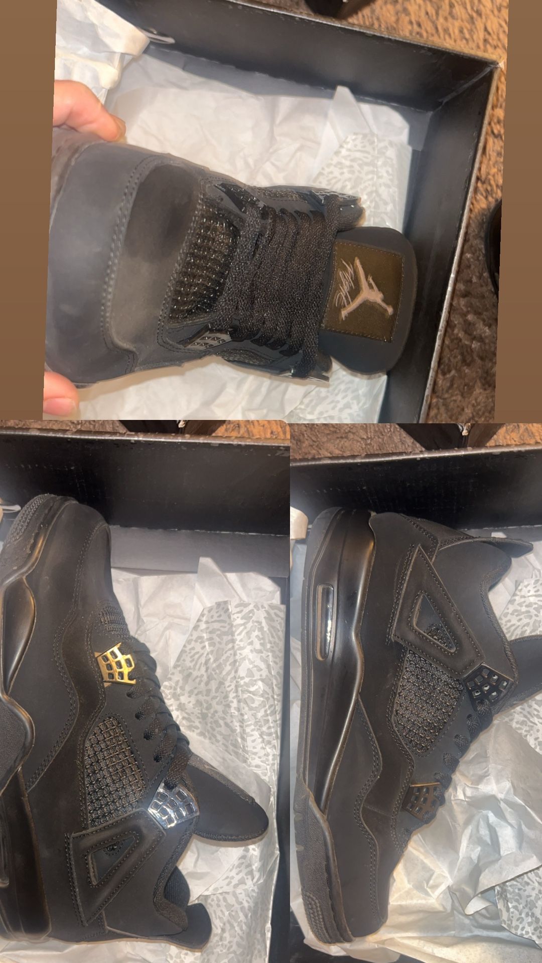 Jordan 4 Military Black (Black Cats)