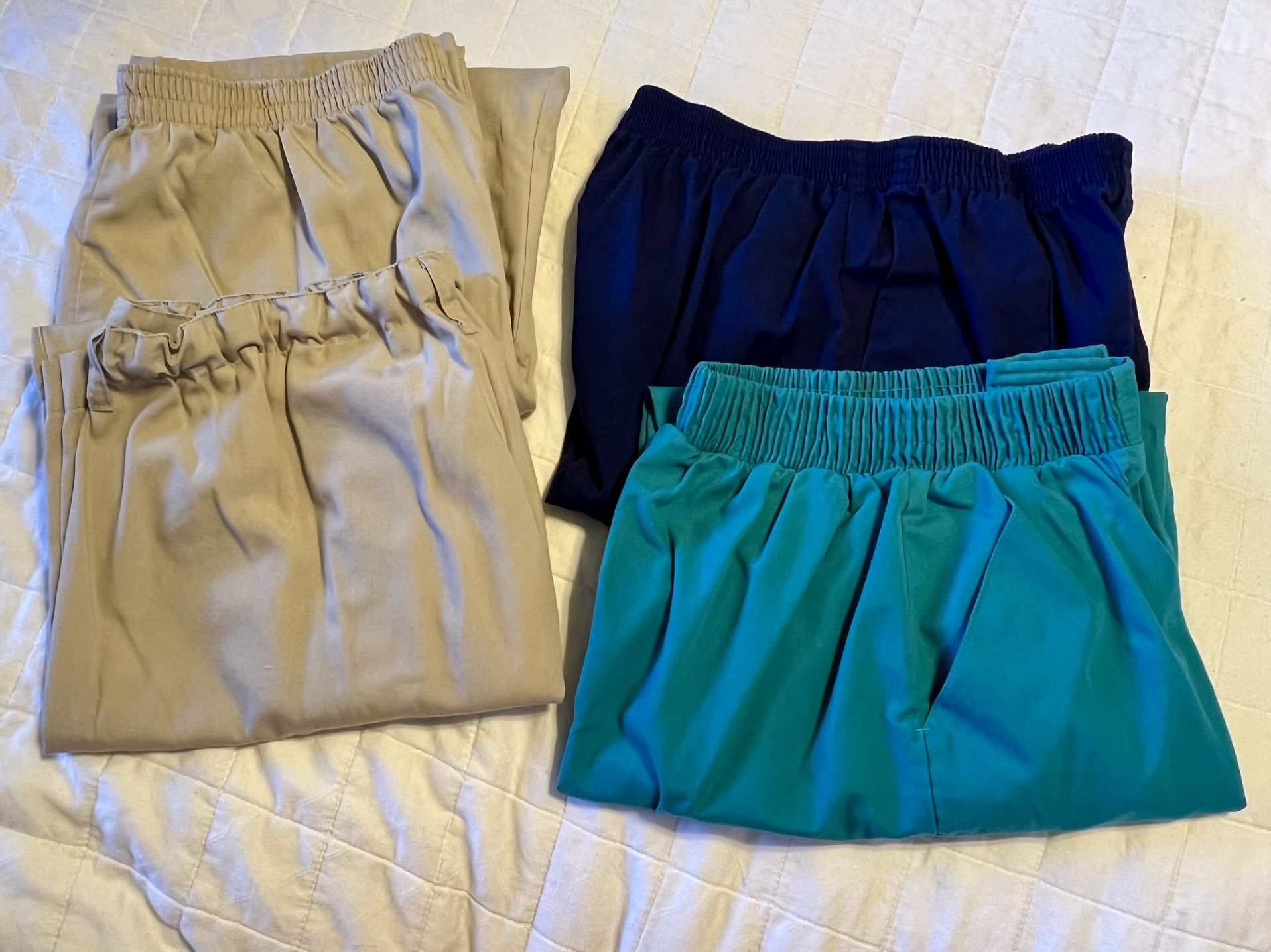 Ladies Scrub Pants, Size Petite Medium