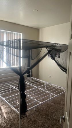 King size bedframe canopy