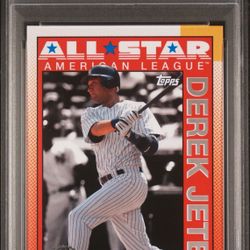Derek Jeter 2025 Topps Baseball Series 2 1990 All Star 90AS-22 Platinum 1/1 NY Yankees PSA 9