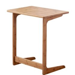 Bamboo C Shaped TV Tray