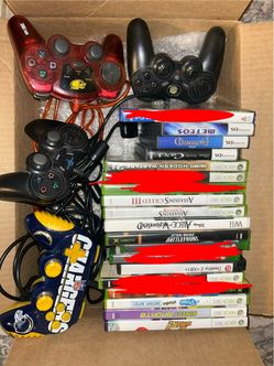 Xbox & PlayStation Games And Controllers