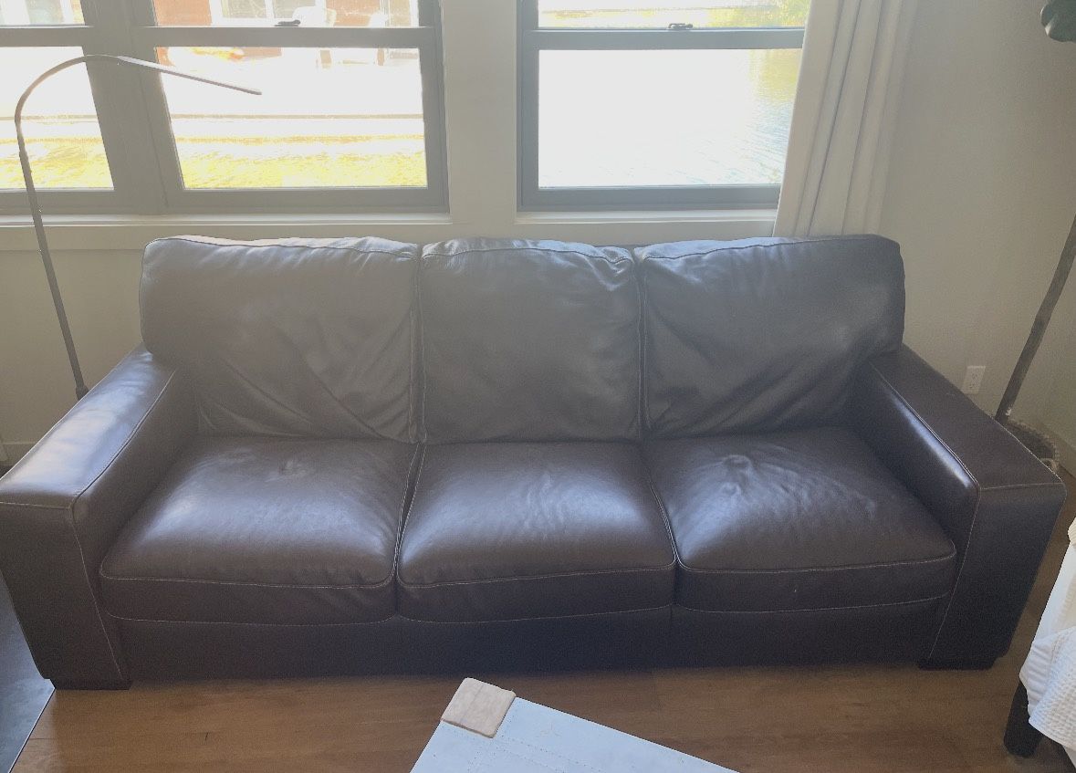 Leather Couch 