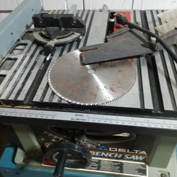 10' Table Saw Plus Work Bench 
