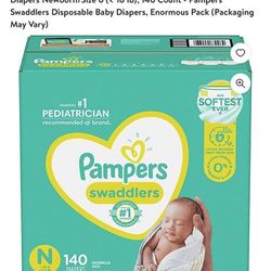 Baby diaper newborn size one.