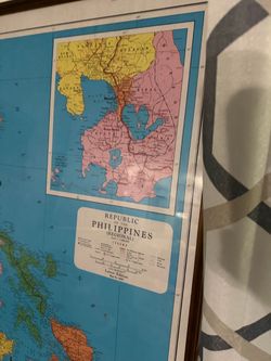 Pictures frame Philippine map