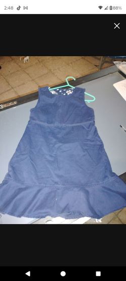 School uniform navy blue dress size 7