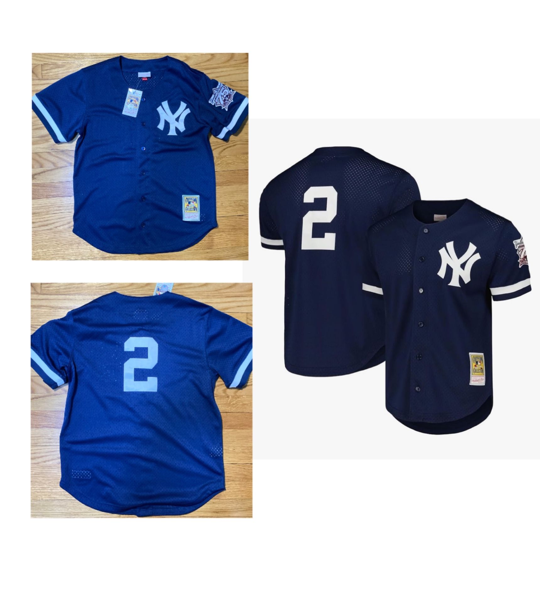 Mitchell & Ness New York Yankees Jeter #2 Baseball Jersey Men’s sz M (40) New
