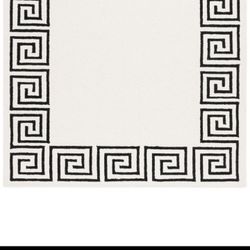 New Wool & Cotton Greek Key Rugs 