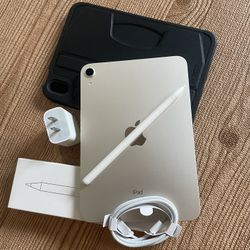 iPad Mini 6th Generation 256GB Starlight Color with Pencil And Accessories 