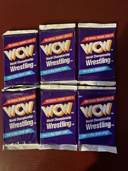 91 WCW Wrestling Cards 6 Packs