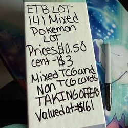 Pokémon etb card lot