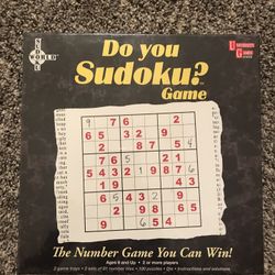 BRAND NEW! “Do You Sudoku?” Number Game
