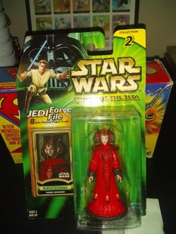 Brand New Star Wars Collection 2 Power of the Jedi Queen Amidala Action Figure