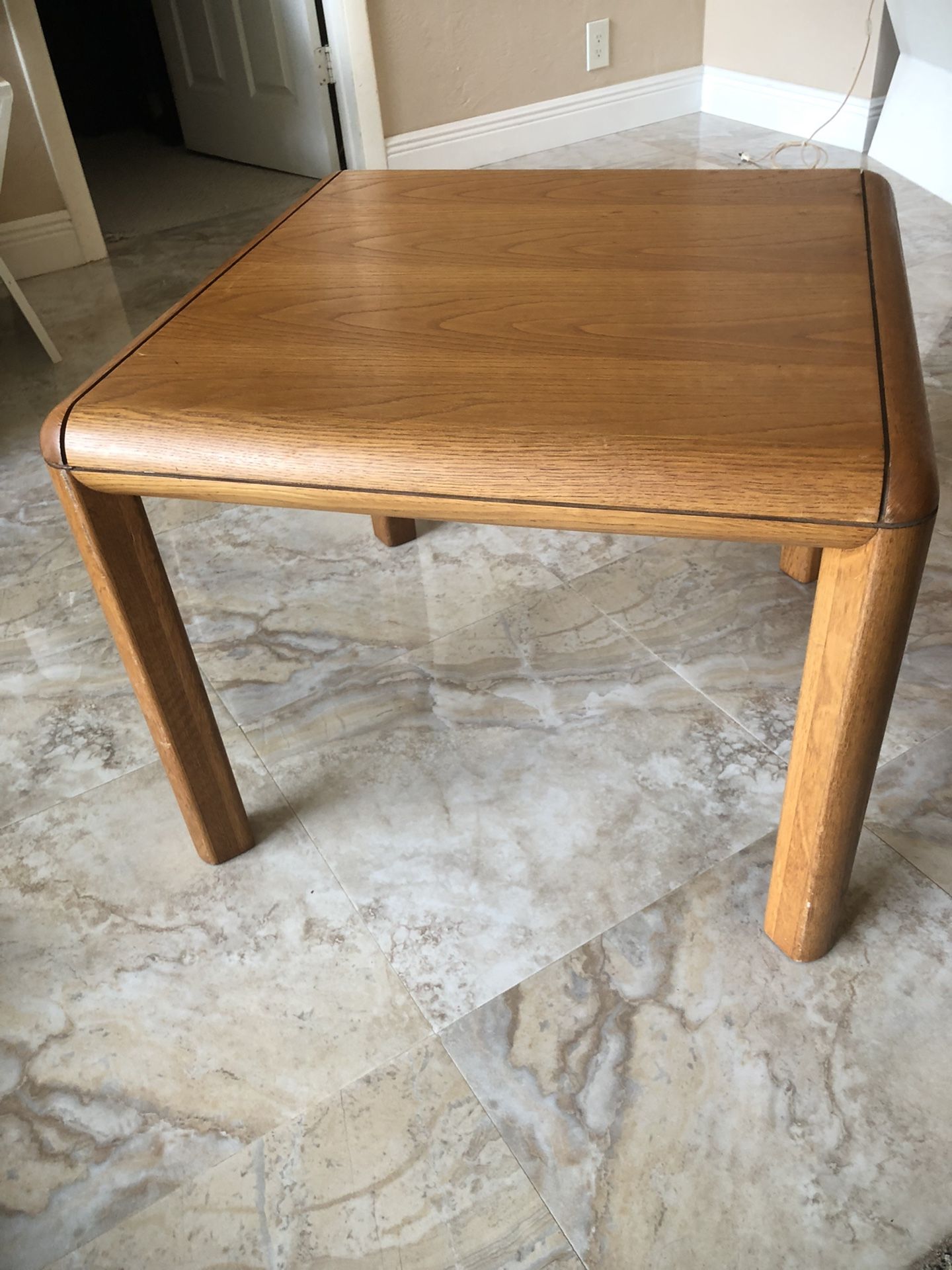 SCANDINAVIAN WOOD END TABLE